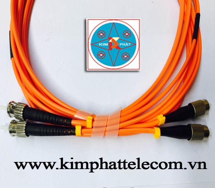 Dây nhảy quang FC/PC-ST/PC, 3.0mm, multimode, duplex