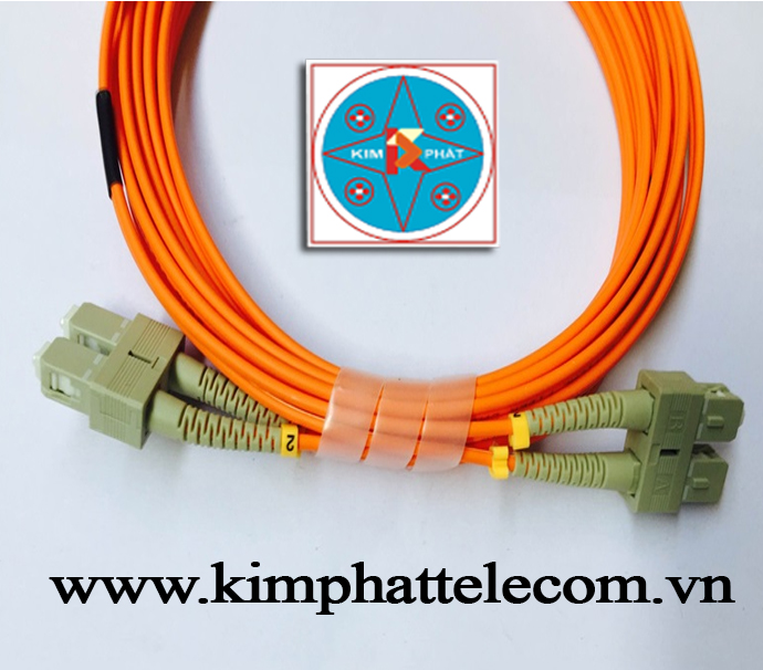 Dây nhảy quang SC/PC-SC/PC, 3.0mm, multimode, duplex 
