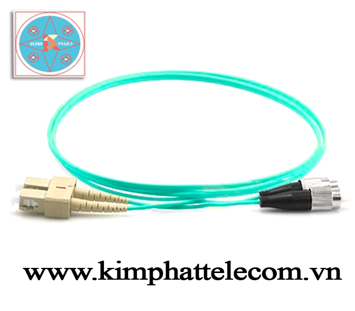 Dây nhảy quang FC-SC Duplex 10G OM3 50/125 Multimode