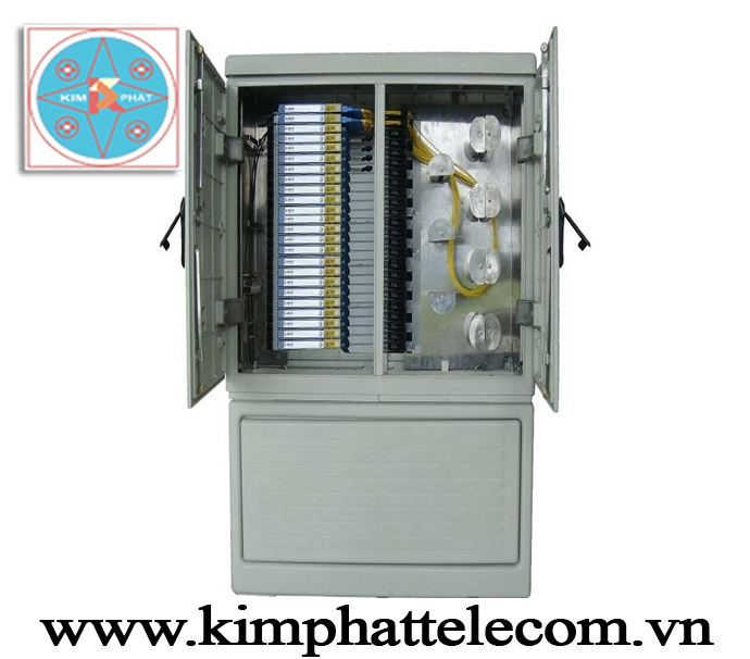 Tủ CPS – ODF outdoor 288FO SC/PC, mở 2 cánh (Phụ kiện HUBER + SUHNER) 