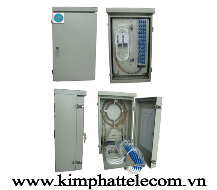 Tủ ODF outdoor 24FO Vỏ sắt sơn tĩnh điện
