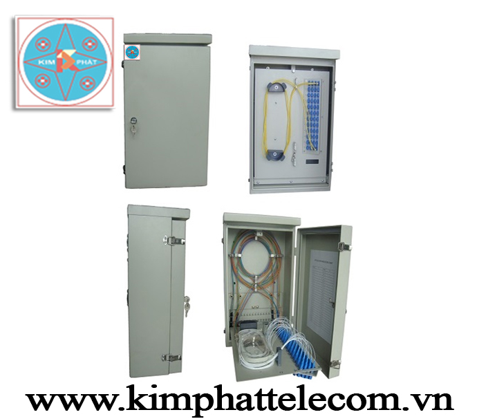 Tủ ODF outdoor 48FO Vỏ sắt sơn tĩnh điện