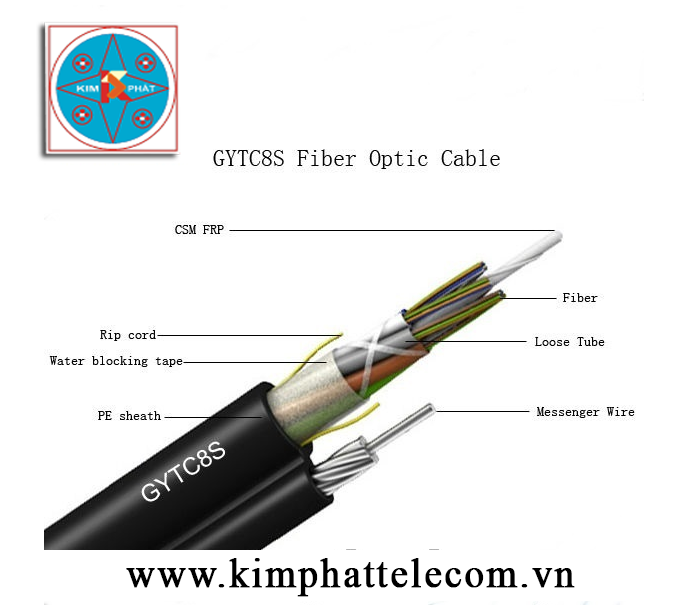 Cáp quang treo 8 sợi Postef - TPKL