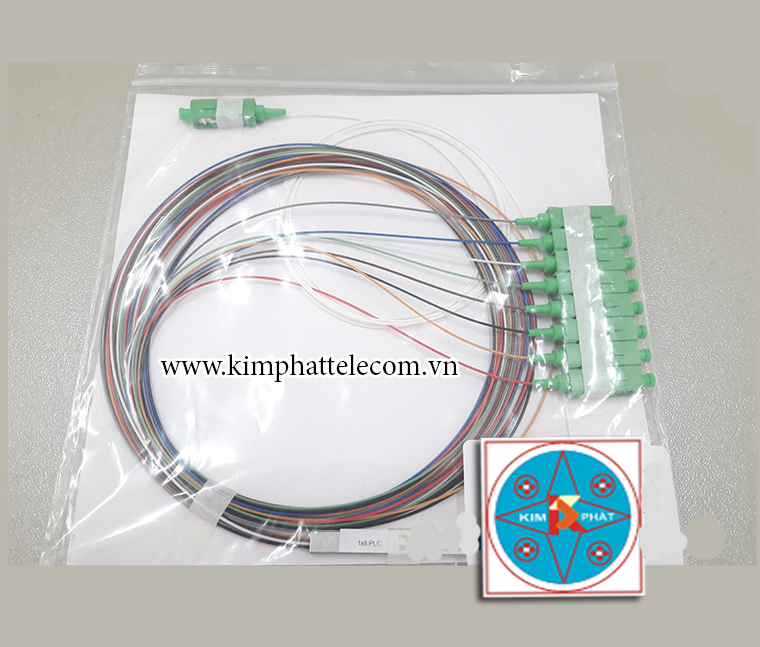 BỘ CHIA QUANG SPLITTER 1X8, OPTICAL SPLITTER PLC 1X8