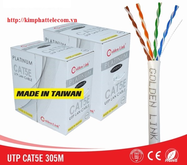Cáp mạng Golden Link PLATINUM CAT.5E UTP